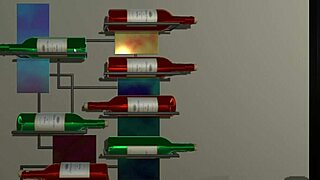 trapped in a room with a lustful doll for titjob and blowjob