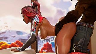 Uh, can't hold it watchin' this fortnite porn comp, gonna burst!