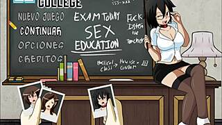 My College Teacher And Student Hentai Game V0 16 Part 1!