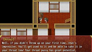 Bound Shrine Maiden Honoka Fingered In Bondage Game Masturbation