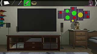 trapped in a room with a lustful doll for titjob and blowjob