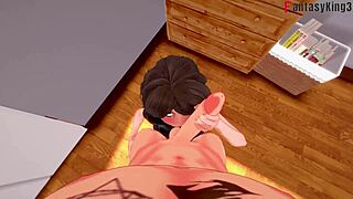 Hey, wanna see Aunt Cass give a wild fantasy blowjob in Big Hero?