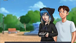 Summertime Saga Hentai Game With Cartoon Anime Adventures.