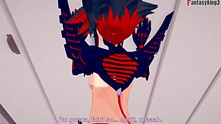 Ryuko Matoi fucking hard in POV fantasy