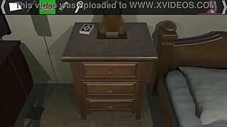 trapped in a room with a lustful doll for titjob and blowjob