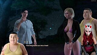 Apocalust 3 unfolds as she touches her clit during a steamy game.