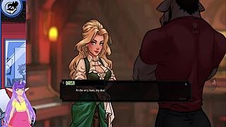 uncensored porn and cards game with big tits brunette