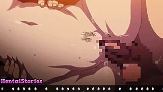 In this hentai, the local slut whore gets passed around and roughly used by multiple partners.