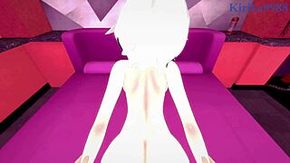 Arlecchino and Aether Have Intense Sex in Genshin Impact