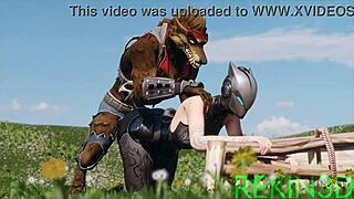 Uh, can't hold it watchin' this fortnite porn comp, gonna burst!