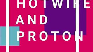 hot wife bent over for doggystyle cumshot on her big ass