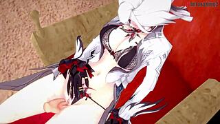 hey, check out arlecchino milf in genshin hentai pov with sheer clothes