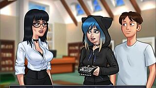 Summertime Saga Hentai Game With Cartoon Anime Adventures.