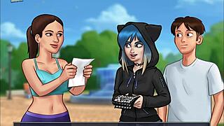 Summertime Saga Hentai Game With Cartoon Anime Adventures.