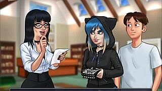 Summertime Saga Hentai Game With Cartoon Anime Adventures.