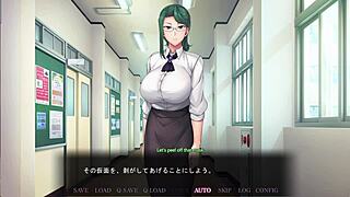 Secret anal lessons with Mafuyu Oribe in Saimin Seishidou episode 3