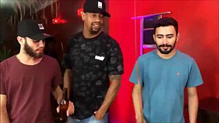 Game ends in putaria with blowjob, assfucking, and bareback gangbang for teen 18+ amateurs