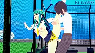 Lum from urusei yatsura gets intense creampie in 3d hentai anime with big boobs and sexy outfit