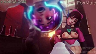 What’s behind D.Va’s wild hentai moves with 15 Twitter fans?