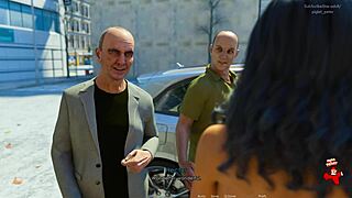 Anna Exciting Affection SE2 - Catwalk Playthrough on Public Balcony