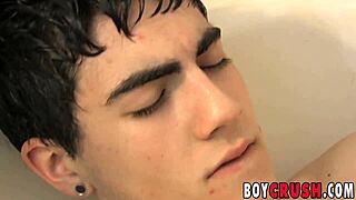 hey man, watch this inked gay teen 18+ bang his tight ass