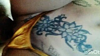 Wild Homemade Fuck with Tattooed Latina Close Up