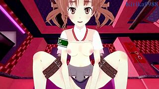 Kuroko shirai and mikoto misaka enjoy intense creampie sex in 3d railgun pov hentai 😏