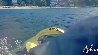 Escaped from the City by Jet Ski for Filling My Pussy by Cum 😍