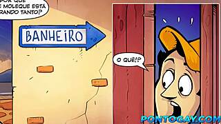 watch this novinho lose his virginity bareback with a crossdressing guy