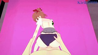 Kuroko shirai and mikoto misaka enjoy intense creampie sex in 3d railgun pov hentai 😏