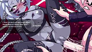 Crimsonkeep 3 hentai threesome rough sex?