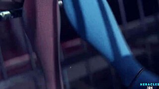 Ivy's Obsession - Wild Cosplay Animation With Monster Action