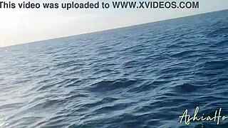 Escaped from the City by Jet Ski for Filling My Pussy by Cum 😍