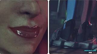 Ivy's Obsession - Wild Cosplay Animation With Monster Action