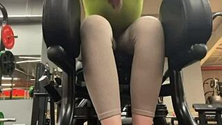 Damn, crazy gym banging out in public! 😜