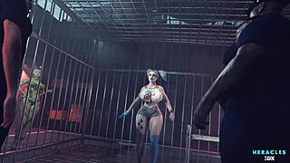 Ivy's Obsession - Wild Cosplay Animation With Monster Action