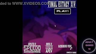 Final Extacy XIV Hentai Game Brings Wild Futanari Action