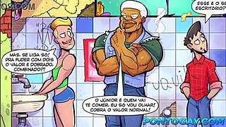 watch this novinho lose his virginity bareback with a crossdressing guy