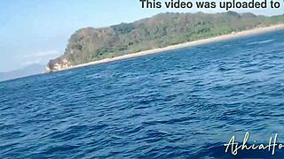 Escaped from the City by Jet Ski for Filling My Pussy by Cum 😍