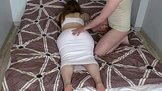 Milf Sprawls on Bed, Takes Cock in Ass, Returns Favor with Blowjob