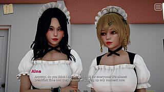 Hey, my bully turned out to be my lover with those big tits