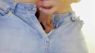 Big Cock Gay Shemale Masturbates!