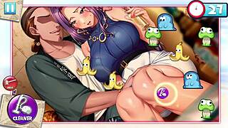 cleaning hentai images in paradise game, so cute 😊