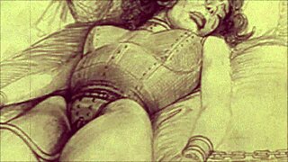 Vintage Erotic Drawings Showcase Retro Anime Style