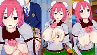 Kasen Ibaraki's Big Tits Get Rubbed Hard!