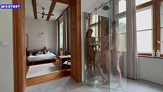 She Didnt Mind Joining Them In Amateur Group Fuck