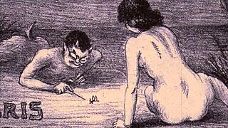 i'm obsessed with these vintage erotic sketches