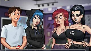 summertime saga episode 121 unfolds in anime style