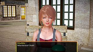 My new family in this erotic hentai game with big tits