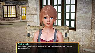 My new family in this erotic hentai game with big tits